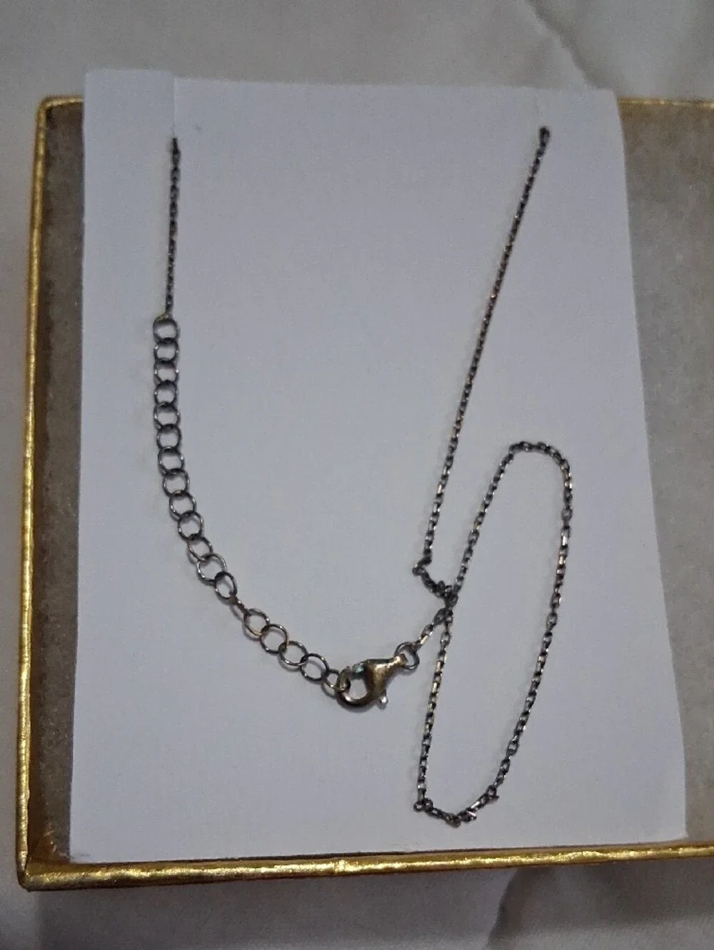 Sterling Silver 925 Initial 'J' Necklace - Silver